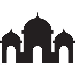 Muslim Mosque Silhouette