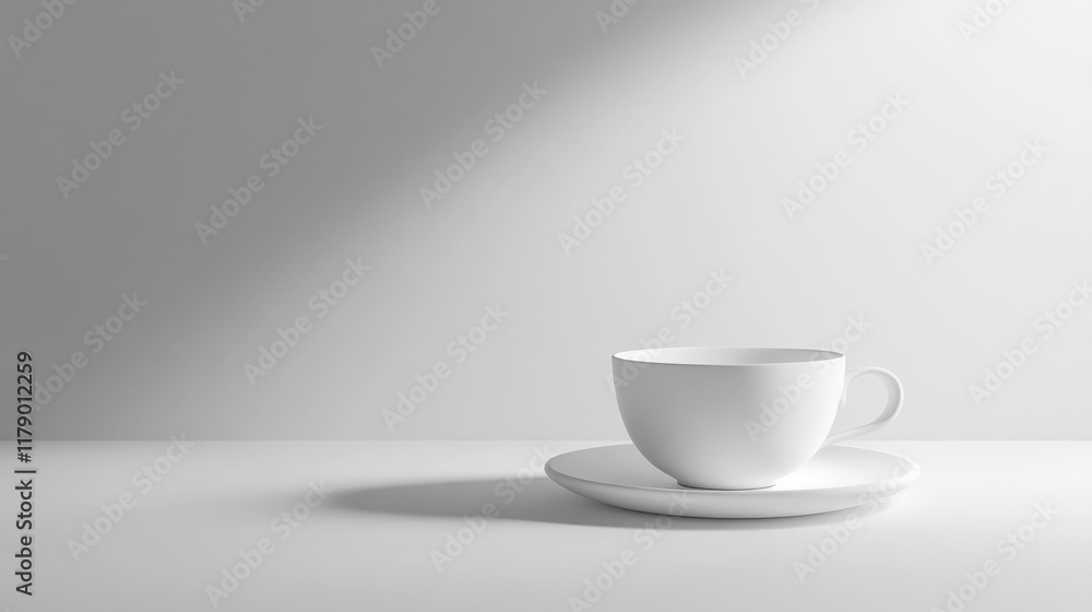 Poster subtle gray gradient background with a touch of elegance