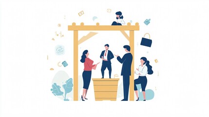 Business Meeting and Collaboration: Teamwork, Communication, and Success in the Workplace