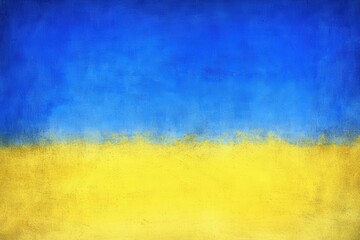 Obraz premium A bold gradient from dark blue to bright yellow with a heavy grain texture, creating a vintage poster look