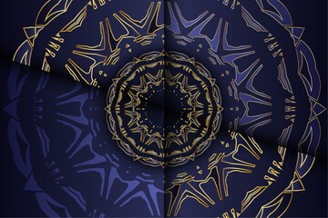 Hand-Drawn Mandala: Concentric Circles and Complex Motifs