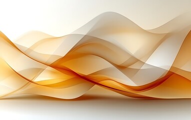 Abstract orange and grey waves.