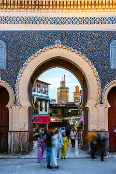 Blue Gate (Bab Boujloud), Fez, Morocco