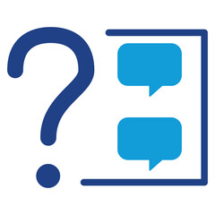 Closed Ended Icon Dual Tone Color