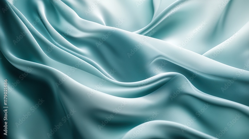 Poster elegant matte teal gradient background with subtle shifts of color creating a smooth serene effect