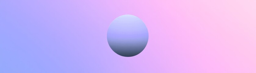 Obraz premium Vibrant pink and blue split background with a central white oval shape
