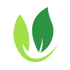 Green Leaf nature Eco logo