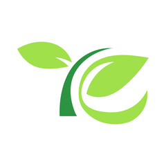 Green Leaf nature Eco logo