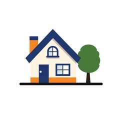 Minimalist home illustration