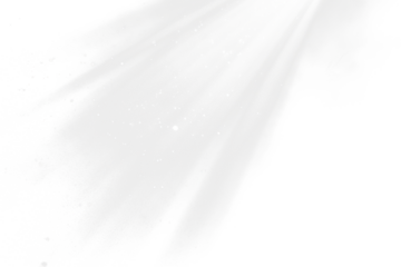 white sun ray light effect isolated on white or transparent png