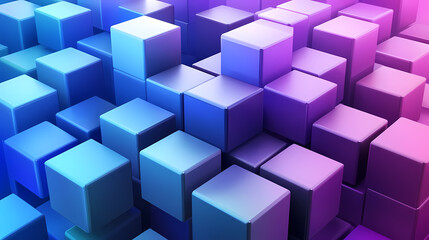 Obraz premium Futuristic design with 3D tech space