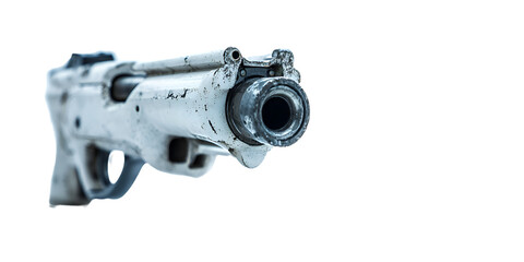 gun isolated on white