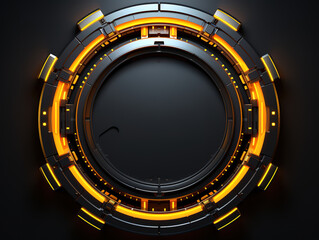Naklejka premium Superb Abstract technology background circles digital hi-tech technology design background