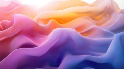 Fototapeta premium Abstract digital wave flowing through big data