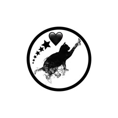 hand holding a ball
Cute cat
Cat logo
Graphic design 
Illustration graphic design 
Vector 