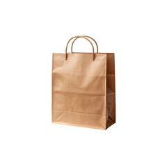 Kraft Paper Shopping Bag: A simple, elegant kraft paper shopping bag with sturdy handles, perfect for showcasing your brand or products.  Ideal for eco-conscious businesses and retail settings. 