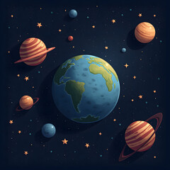 Images of space objects prepared with artificial intelligence