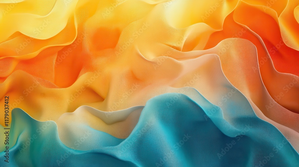 Poster abstract and colorful polygon background made with minimalist design