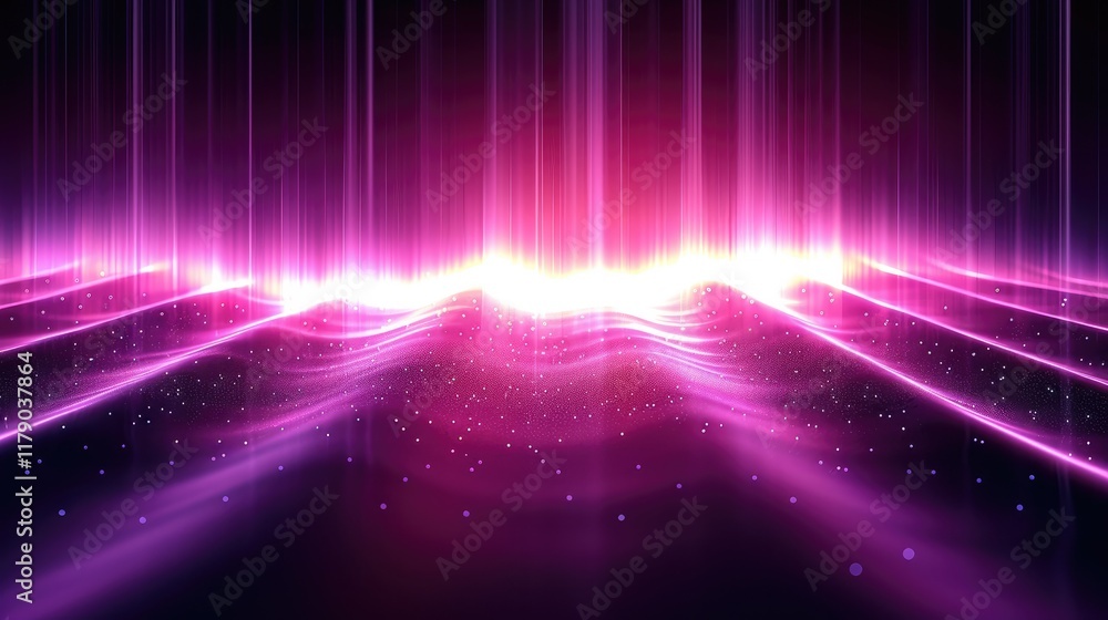 Poster a gradient background blending twilight purple into midnight black, a moody and sophisticated design