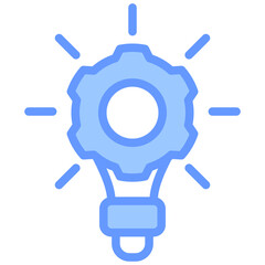 Strategy Icon Outline Blue