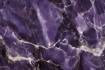 Elegant purple marble with intricate veining and soft tones of lavender and white.