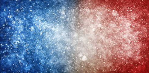 Fototapeta premium vibrant abstract image featuring grainy gradient of blue, white, and red colors, reminiscent of flag. textured pattern creates dynamic and artistic effect