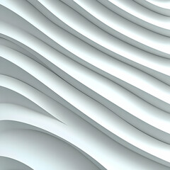 Obraz premium Abstract 3D White Wave Background