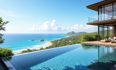 Luxurious villa with ocean view