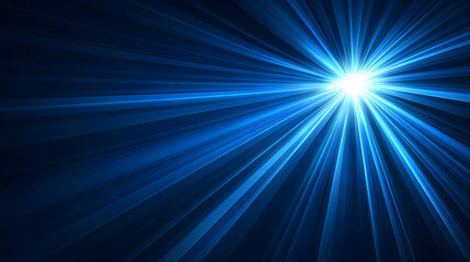 Abstract Blue Radiance Background