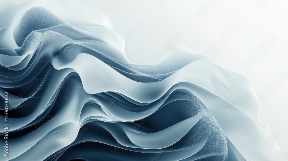 Poster abstract blue and grey gradient background creating smooth transition