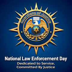 Fototapeta premium national law enforcement day