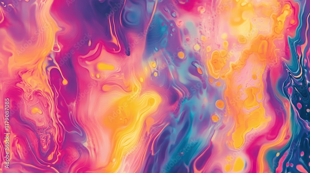 Poster a colorful abstract background with a lot of different shapes and colors. risograph effect, trendy r