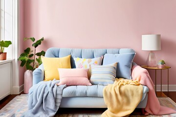 88 soft pastels light pinks blues and yellows simple patterns an