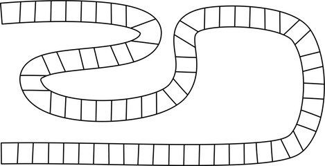 board game path for kid activity book