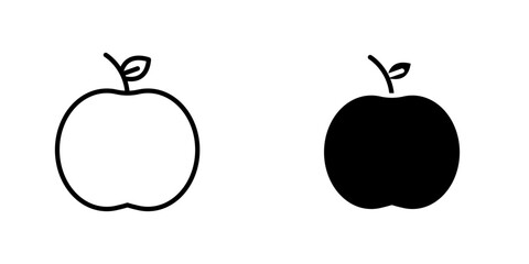 Apple icons vector graphic pack