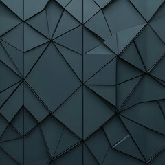 Dark Grey Abstract 3D Background