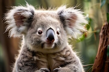 koalas fur a koalas soft fluffy fur explodes from a chalk piece