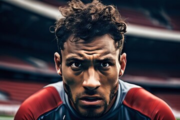 athletes determination face