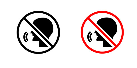 Stop talking signs vector graphic pack