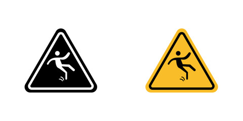 Wet floor signs vector graphic pack