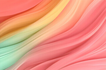 Abstract Pastel Wave Background Illustration