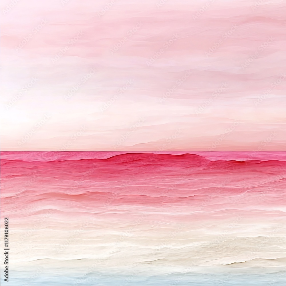 Poster soothing pastel gradient scene with a smooth color blend from pink to beige featuring gentle textura