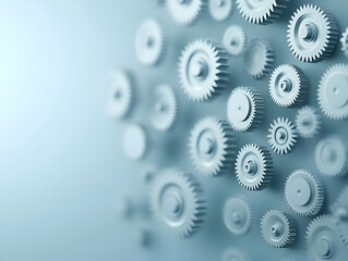 3D Gear Abstract Background