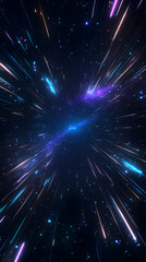 Naklejka premium Abstract 3D Space Background