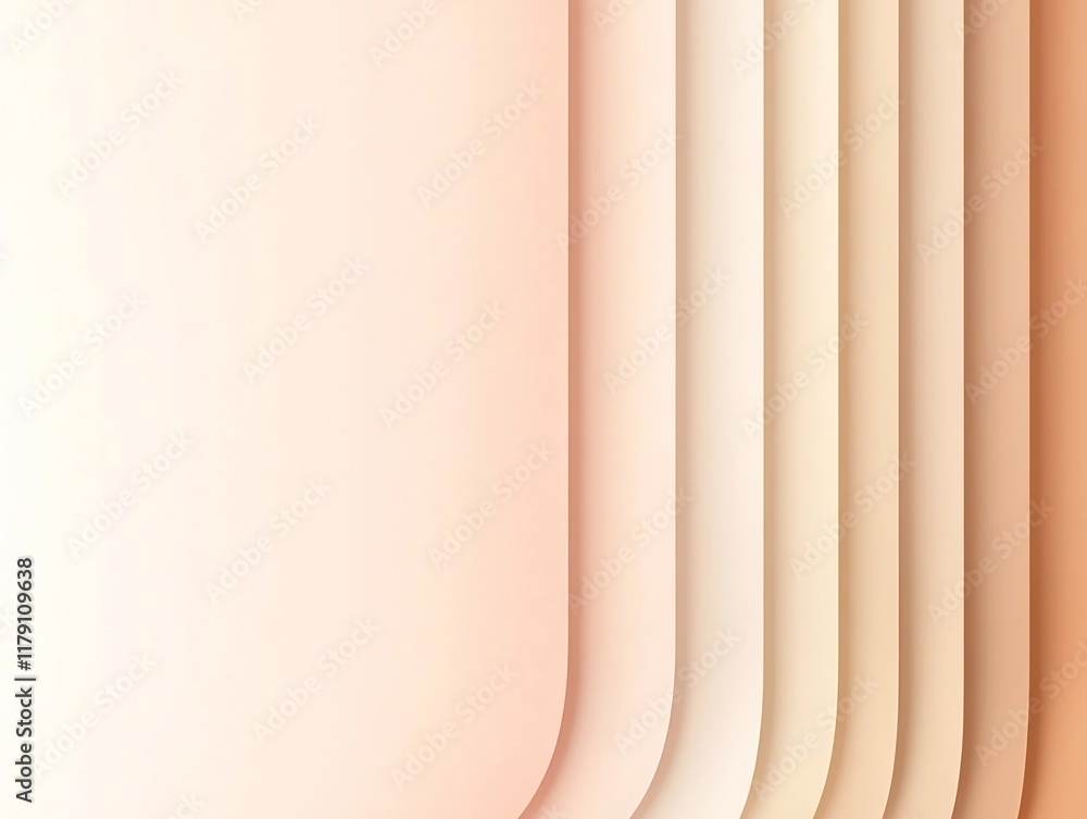 Poster soft pastel gradient backdrop shifting from dusty rose to warm beige with a subtle textural noise sh