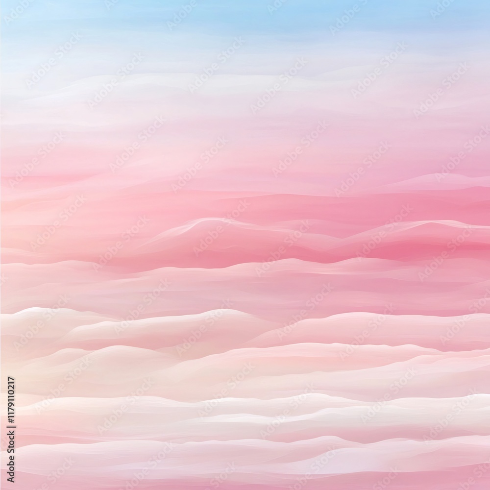 Aufkleber delicate pastel gradient backdrop featuring a pink to ivory color transition with a faint textured o