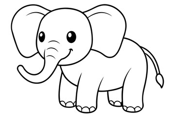 elephant cartoon illustration