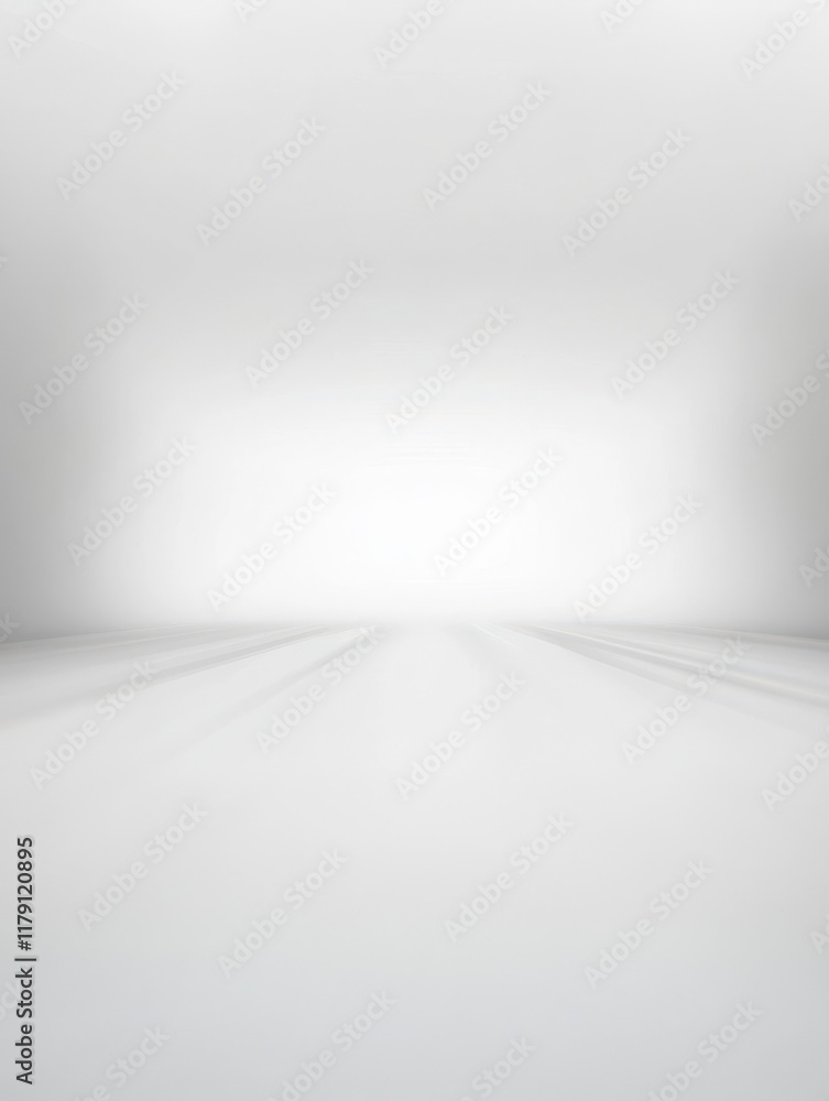 Poster blank light grey blurred background with radial gradient. studio room backdrop. vignette photo effec