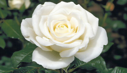 White Rose Close Up
