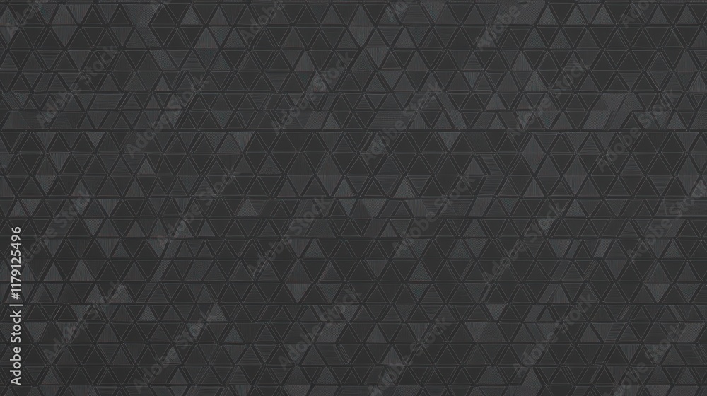 Aufkleber abstract dark gray triangle pattern background texture.